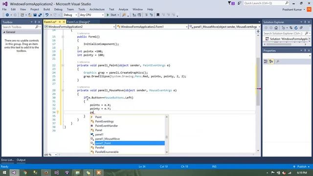 How to make simple paint in windows forms using c# смотреть онлайн