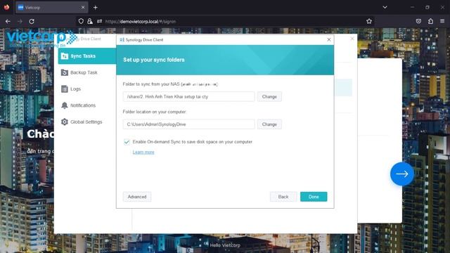 Hướng dẫn bật tính năng On-demand Sync trong ứng dụng Synology Drive Client | Vietcorp.com смотреть онлайн