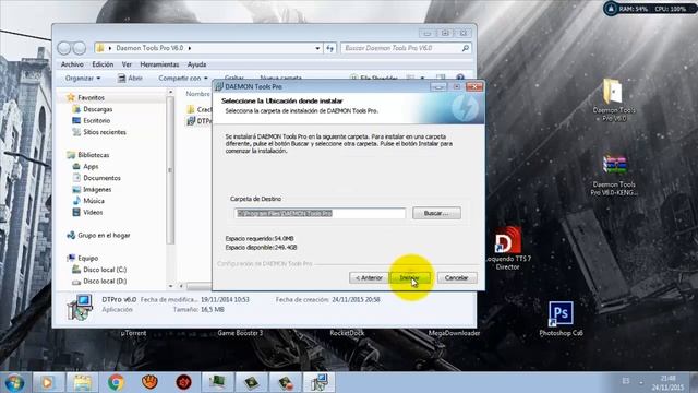 DESCARGAR E INSTALR DAEMON TOOLS PRO FULL EN ESPAÑOL смотреть онлайн