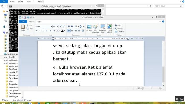 2 menjalankan web server dan sql server portable смотреть онлайн