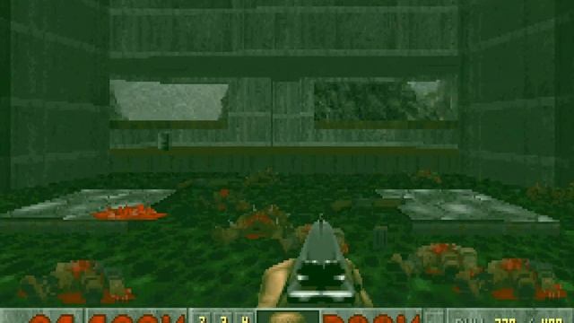 Doom 1.2 Shareware - E1M5: Phobos Lab (100%) [DOSBox] смотреть онлайн