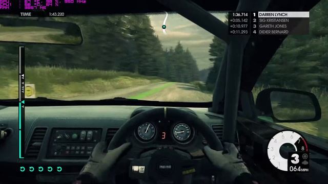 Dirt 3: Breathtaking race from the cockpit of Lancer EVO X смотреть онлайн