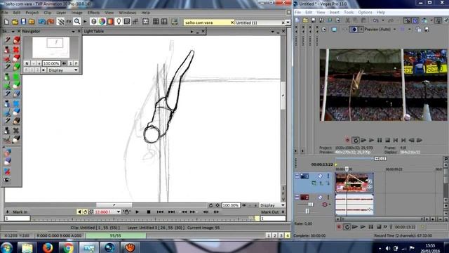 Tvpaint Animation Process animation: salto com vara смотреть онлайн