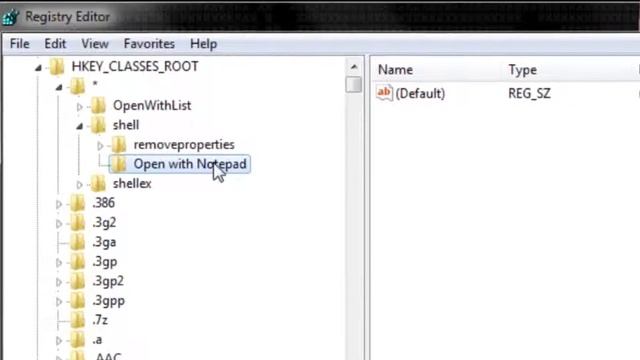 [How to] Add "Open With Notepad" in Windows context menu смотреть онлайн