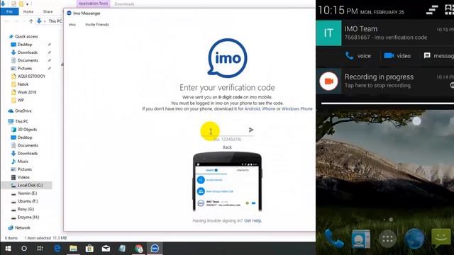 how to install imo on PC | How to set imo on laptop | how to fix imo installation problem смотреть онлайн