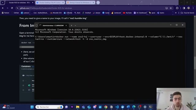Any ros/ros2 with docker on windows смотреть онлайн