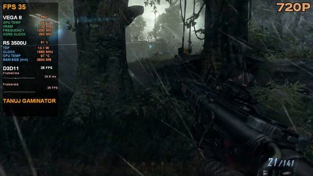 COD BLACK OPS 2 ON RYZEN 5 3500U | 8GB RAM | VEGA 8 | IN 2023 смотреть онлайн