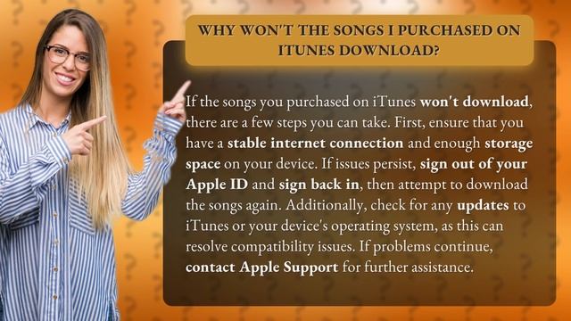 Why won't the songs I purchased on iTunes download? смотреть онлайн