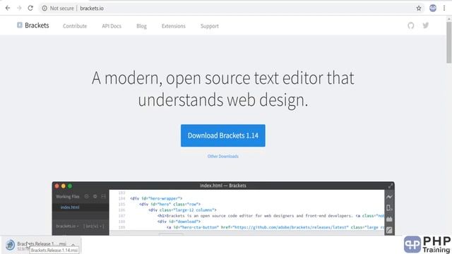 Download HTML Editor | Brackets | Setting up the Environment смотреть онлайн