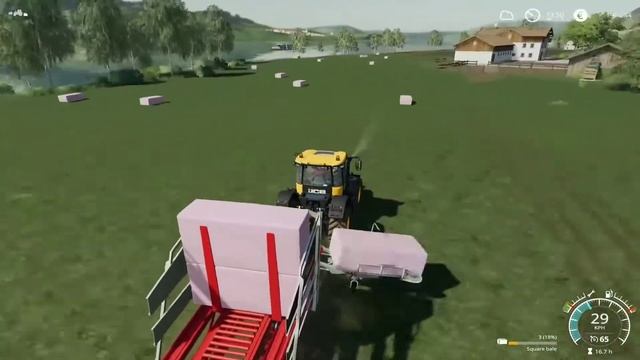 ll Collecting Grass Bales in Farming Simulator 19 ll Mega Challenge ll Fs 19 ll смотреть онлайн