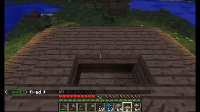 X's Adventures on Minecraft Xtreme server- 006- Roof+window issues? смотреть онлайн