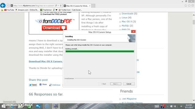 How To Get Mac OS X Cursors For Windows смотреть онлайн