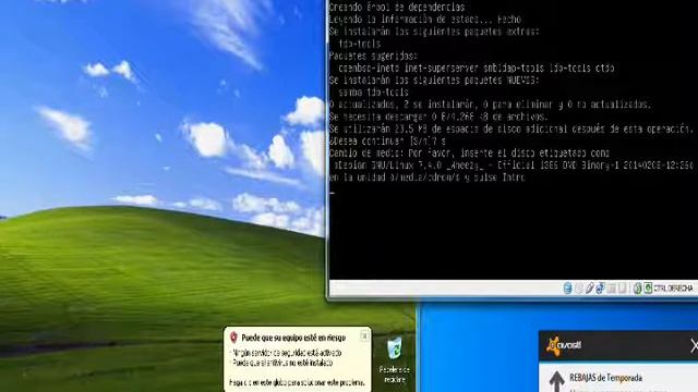 COMPARTIR CARPETA ENTRE WINDOWS XP Y LINUX DEBIAN смотреть онлайн
