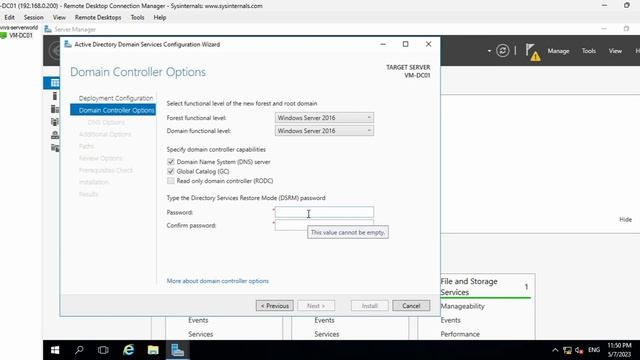 01- Install Active Directory on Windows Server 2016 смотреть онлайн