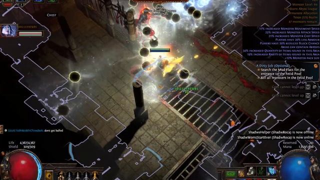 How did I live?? 20hp? HC Abyss 3.1 League starter char смотреть онлайн