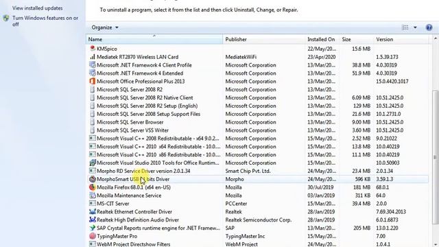 Morpho uninstallation process смотреть онлайн