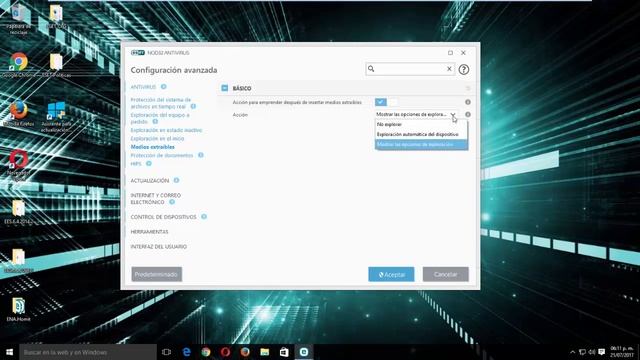Escanear medios extraíbles automáticamente al insertar en ESET NOD32 Antivirus 10.x ¿Para que sirve смотреть онлайн