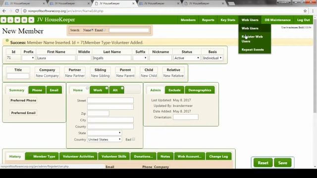 Adding New Web Users Part 2: from the User side смотреть онлайн