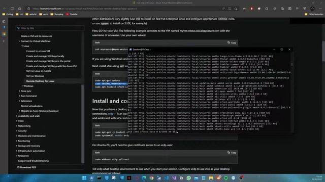 Azure VPS, SSH & RDP смотреть онлайн