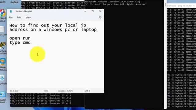 How to find out your local ip address on a windows or laptop смотреть онлайн