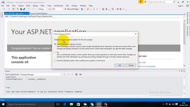 How to Add(Check-in) a Project to TFS(Team Foundation Server) смотреть онлайн
