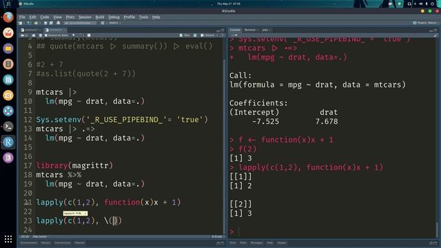 0. Base R Native Pipe(Version 4.1)- Part1 (HINDI) смотреть онлайн