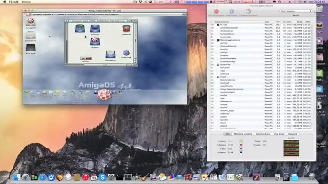 AMIGAOS 4.1 on POWERMAC G5 WARPOS TOO смотреть онлайн