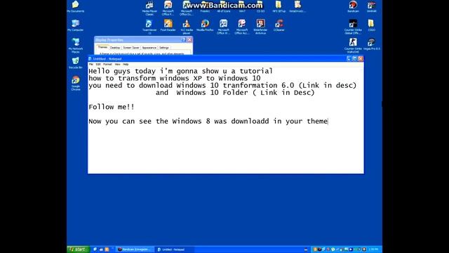 TUTORIAL How to transform Windows XP to Windows 10 смотреть онлайн