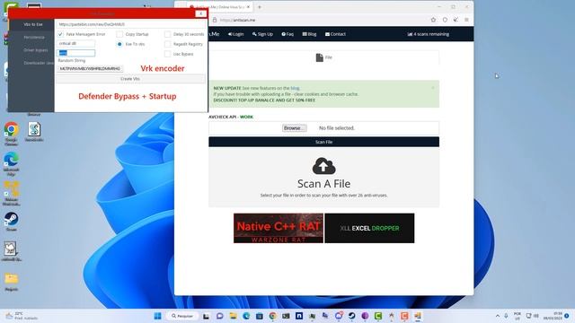 Bypass Windows Defender Fud crypter смотреть онлайн