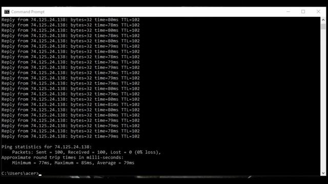 How to get the Ping and Tracert results from Windows CMD (Windows 10) смотреть онлайн