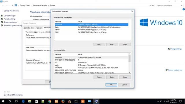Set JDK8 path on Windows 10 смотреть онлайн