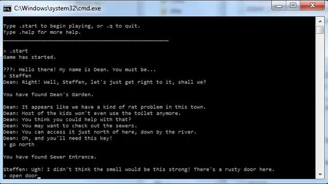 Text-based adventure game (Windows batch scripting language) смотреть онлайн