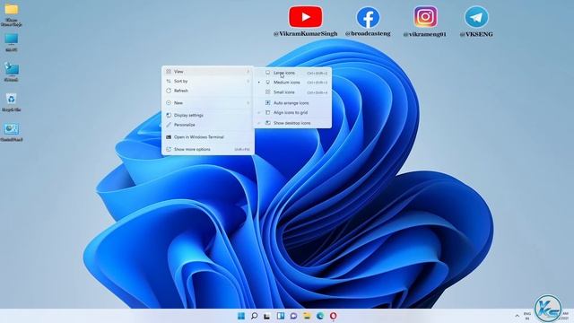✅ Windows 11 - How To Make Desktop Icons Bigger or Smaller смотреть онлайн