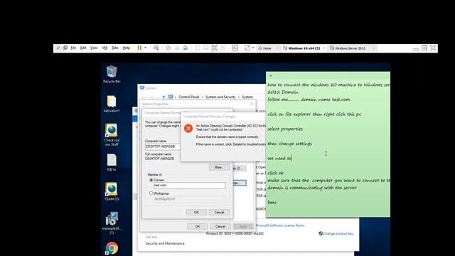 Connecting a Windows machine to the Domain Controller and Troubleshooting the Connection Issues смотреть онлайн
