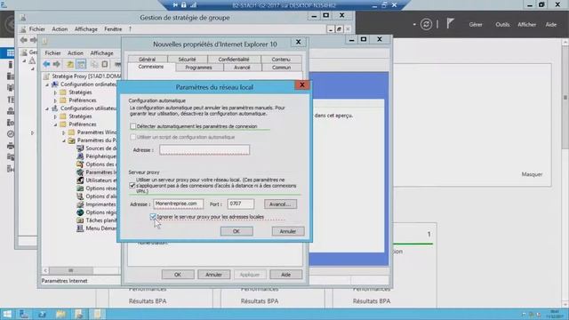 Déploiment d'un Proxy dans Internet Explorer смотреть онлайн