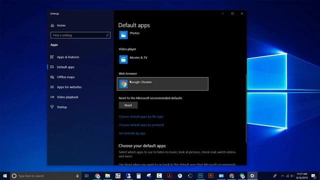 Changing Default - Windows 10 смотреть онлайн