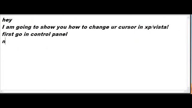 How to change your cursor xp and vista смотреть онлайн