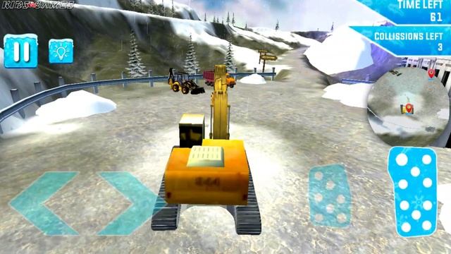 Grand Snow Excavator Machine Simulator 2019 - Driving Construction Vehicles - Android GamePlay смотреть онлайн