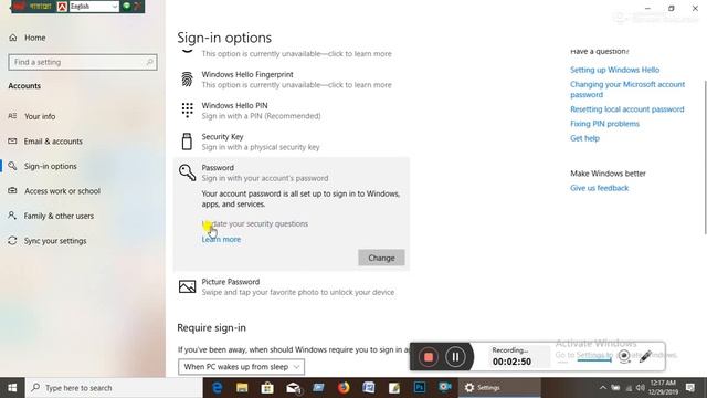 how to change windows password 7/10/16। windows password create bangla tutorial। windows wallpaper смотреть онлайн