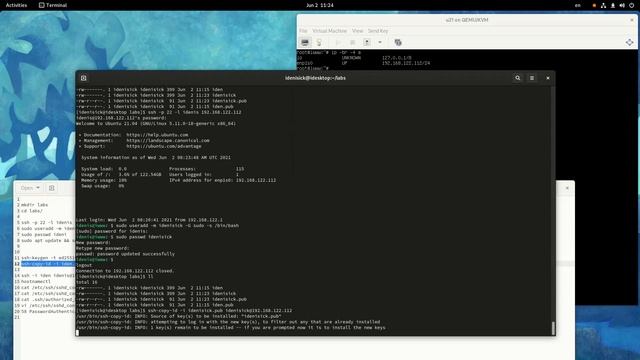 Защита SSH с помощью аутентификации по ключу | Ubuntu 21.04 (Hirsute Hippo) смотреть онлайн