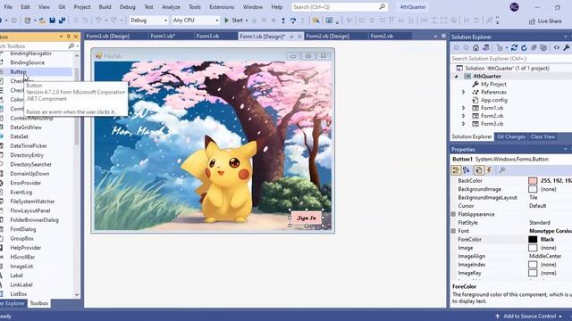 VISUAL BASIC WINDOW FORM смотреть онлайн