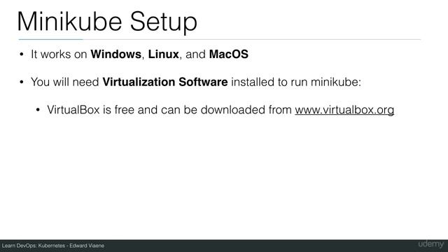 4 Local Setup with minikube смотреть онлайн