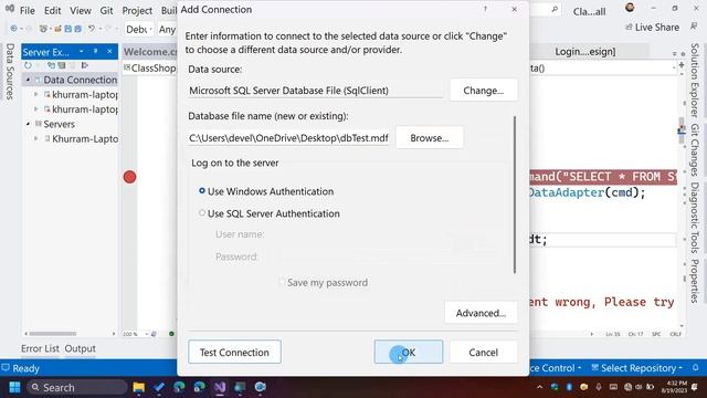 Windows Forms C# How to create, use and Connect Database in Visual without installing SQL Server смотреть онлайн