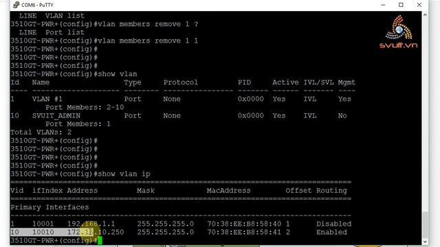VLAN and dhcp replay on avaya ERS 3500 смотреть онлайн