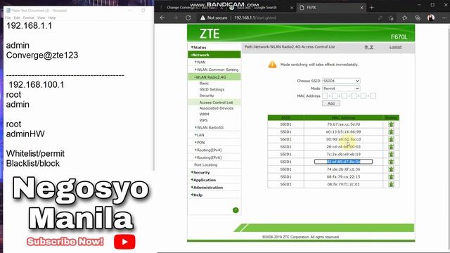Pano HINDI ma-HACK ang Wifi sa Bahay? Blacklist/Whitelist - Converge/Globe/PLDT Fiber [Admin Access смотреть онлайн