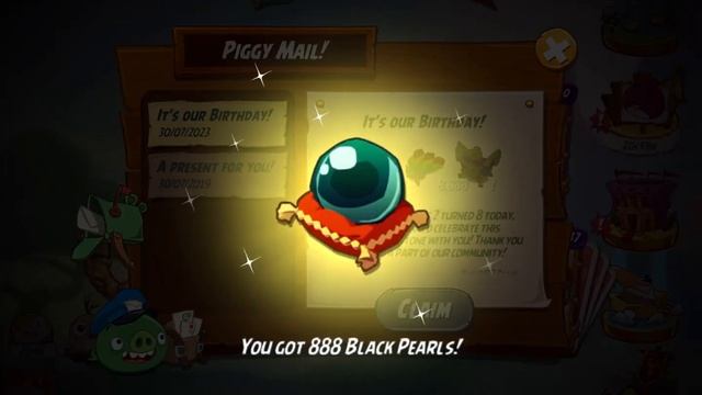 Claiming Anniversary Goodies In Piggy Mail - Angry Birds 2 (AB2) + Happy 8th Anniversary To The Gam смотреть онлайн