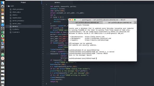 Linux Socket programming смотреть онлайн