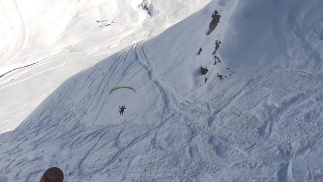 Fav run down the backside of Val D'isere смотреть онлайн