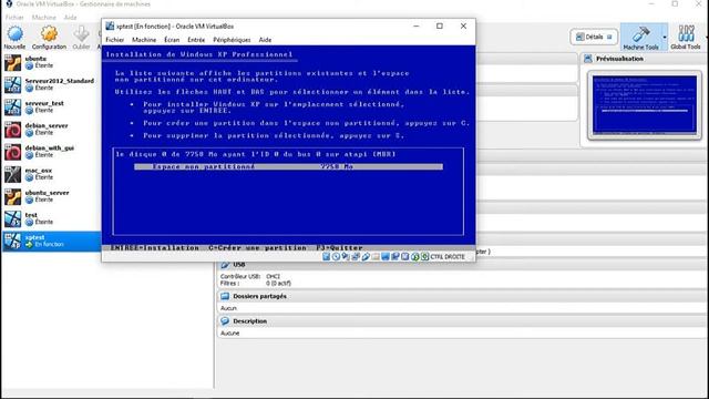 INSTALLER WINDOWS XP SUR VIRTUALBOX смотреть онлайн