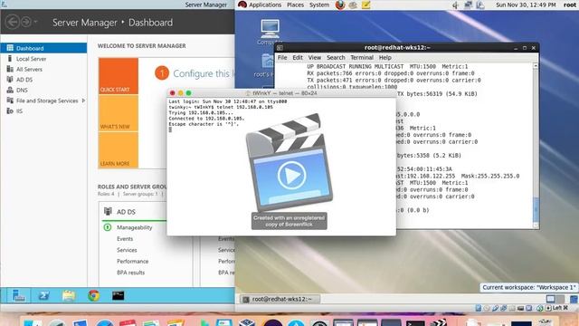 telnet redhat and login with 2012 admin смотреть онлайн